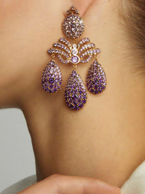 One Of A Kind Marquise Palace Earrings