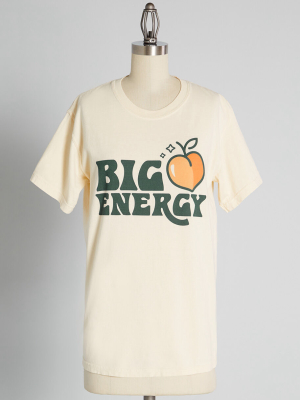 Big Peach Energy Graphic Tee