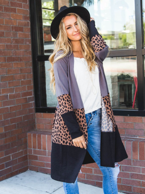 The Briana Cardigan - Charcoal