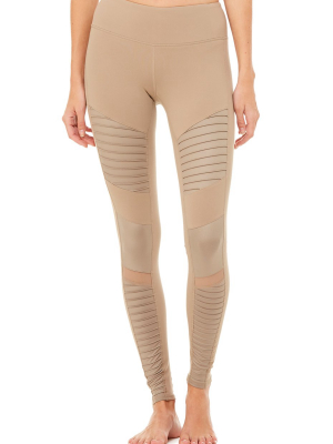 Moto Legging - Gravel/gravel Glossy