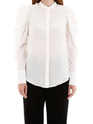 Alexander Mcqueen Draped Sleeves Blouse