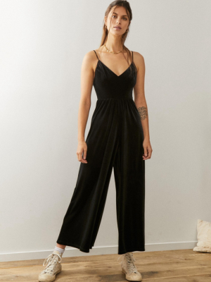 Uo Sienna Velvet Jumpsuit