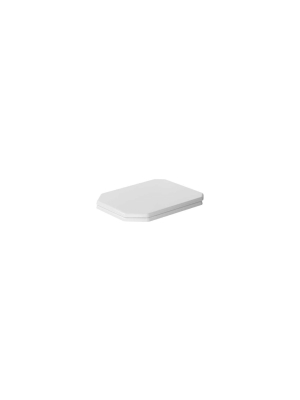 Duravit 006489 1930 Series Elongated Closed-front Toilet Seat With Soft Close - White