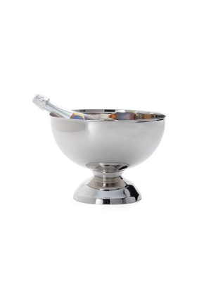 Landon Stainless Steel Punch Bowl Wine Chiller In Small Design By Torre & Tagus