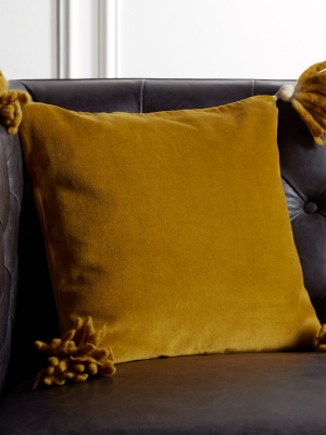 16" Bia Tassel Pesto Pillow