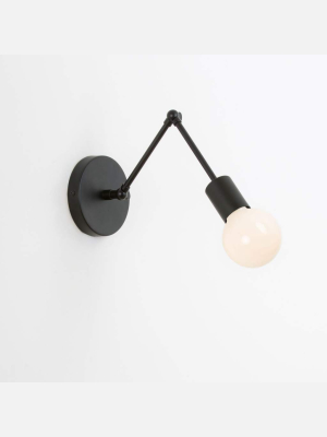 Hinge Double Solo Sconce