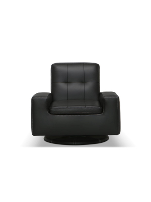 Francesca Leather Swivel Chair