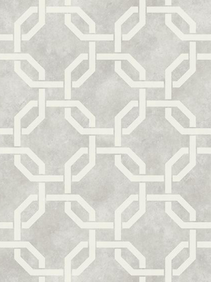 Jessop Geo Wallpaper In Off-white And Neutrals By Carl Robinson For Seabrook Wallcoverings