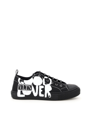 Valentino Vltn Giggies Lovers Language Sneakers