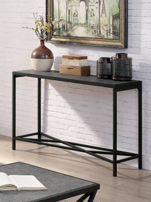 Rectangle Caroline Sofa Table Black - Mibasics