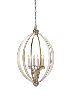 Bella Luna Silver Large Chandelier