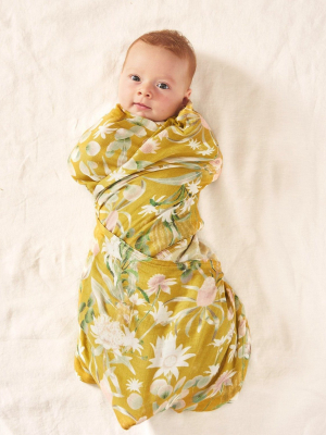 Banksia Bloom Bamboo / Organic Cotton Swaddle