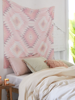 Bohemian Gypsy For Deny Pastel Coral Tapestry