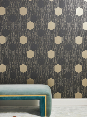 Momentum Geometric Textured Wallpaper