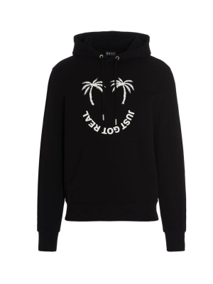 Diesel S-girk-hood-b1 Logo Print Hoodie