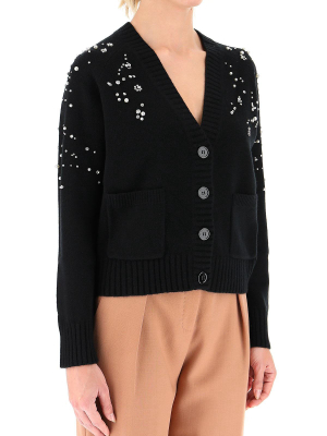 Max Mara Studio Embellished Cardigan