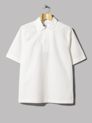 M.h.l. By Margaret Howell Faced Polo Shirt (off White)