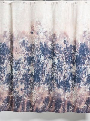 Stormclouds Artist Cotton Shower Curtain ( Waterproof ) By Carmen Boog