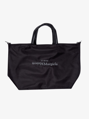 Nylon Logo Travel Tote