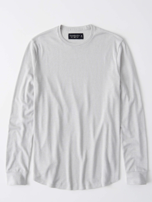 Textured Jersey Knit Tee