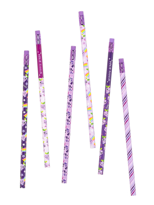 Lil Juicy Scented Graphite Pencils - Grape - Set Of 6