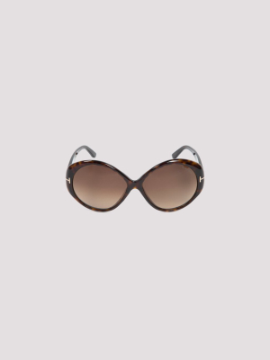 Tom Ford Eyewear Terra Oversized-frame Sunglasses