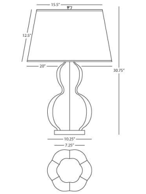 Randolph Table Lamp In Various Finishes