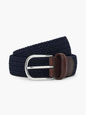 Andersons Men's Leather-trimmed Elastic Belt