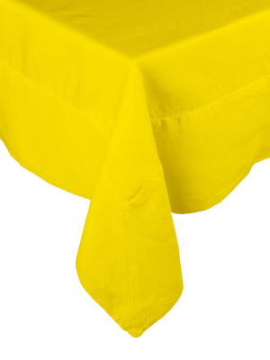 Hg Linen Tablecloth, Citron