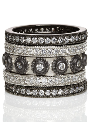 Studded 5-stack  Rings