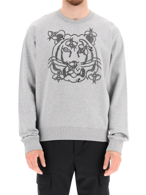 Kenzo Bee A Tiger Print Sweatshirt