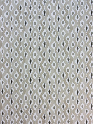 Sample Beau Rivage Wallpaper In Silver From The Les Rêves Collection By Nina Campbell