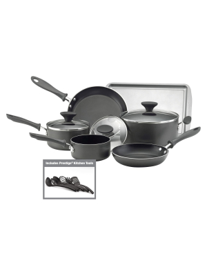 Farberware Reliance Aluminum Cookware 15pc In Set Black