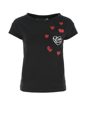 Love Moschino Logo Printed T-shirt