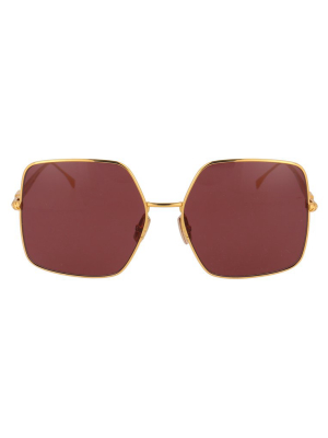 Fendi Eyewear Square Frame Sunglasses