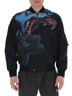 Valentino Dragon Printed Jacket