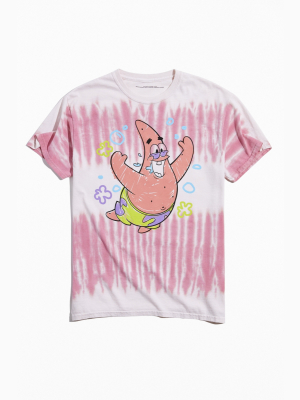 Patrick Star Outside The Lines Tie-dye Tee