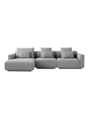 Develius Models E & F - 3-seater Sofa W/ Chaise