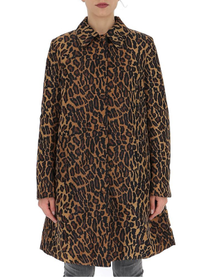 Miu Miu Leopard Print Coat