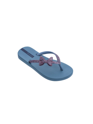 Ipanema Glitter Bow Kids Flip Flops