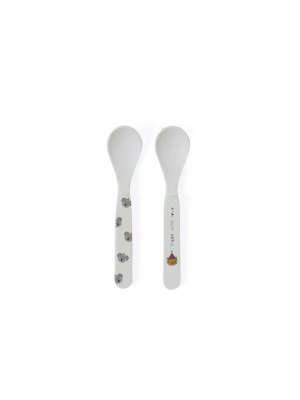 Hathi Bamboo Spoon Set - Offwhite