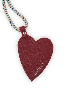 Heart Leather Charm