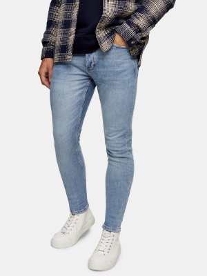 Light Wash Stretch Skinny Jeans