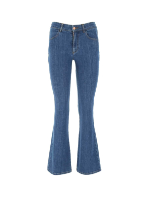 See By Chloé Mid-rise Flared Jeans