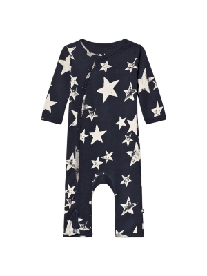 Molo Fellow Bodysuit - White Navy Star