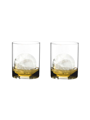 Riedel 0414/02 O Wine Collection Classic Crystal Whiskey Tumbler Glass, Set Of 2
