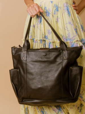 The Perfect Bag Full - Artisan Leather - Black