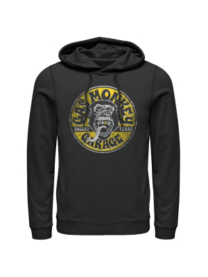 Men's Gas Monkey Logo Circle Pull Over Hoodie