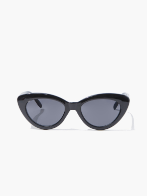 Opaque Cat-eye Sunglasses