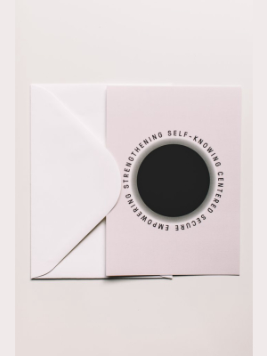 Black Ray Notecard